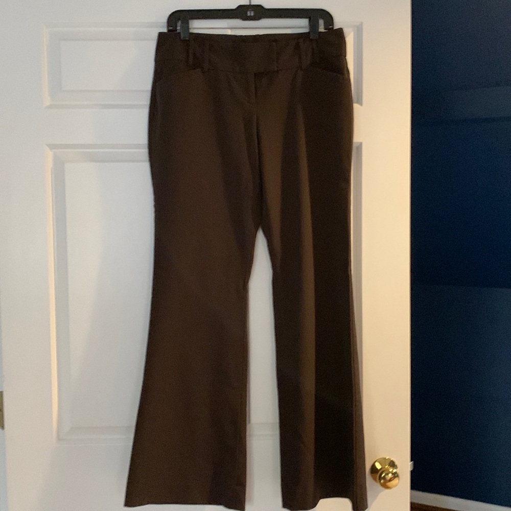 The Limited Brown Bootcut Dress Pants